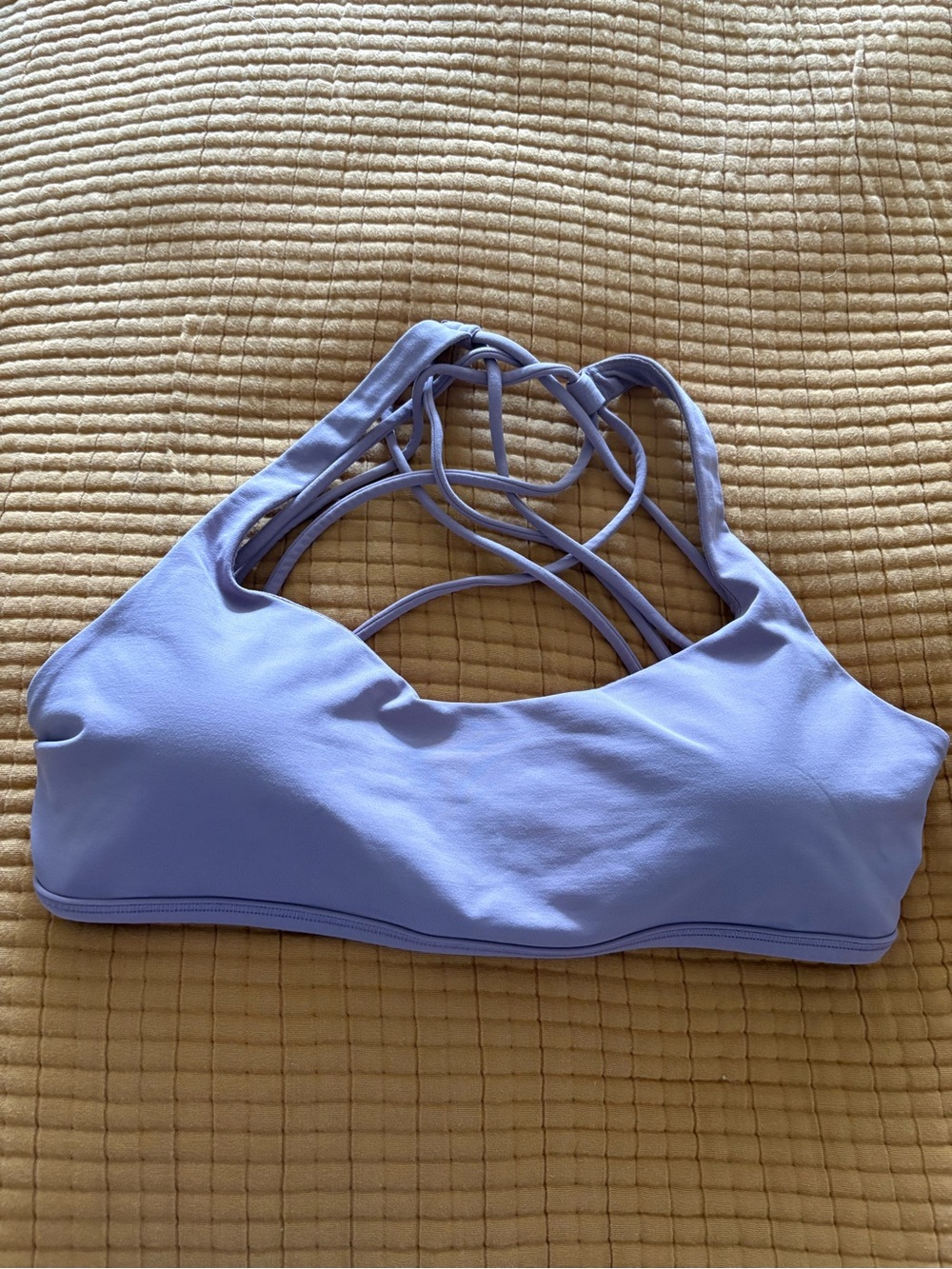 lululemon athletica Lavender Strappy Swim Bikini Top